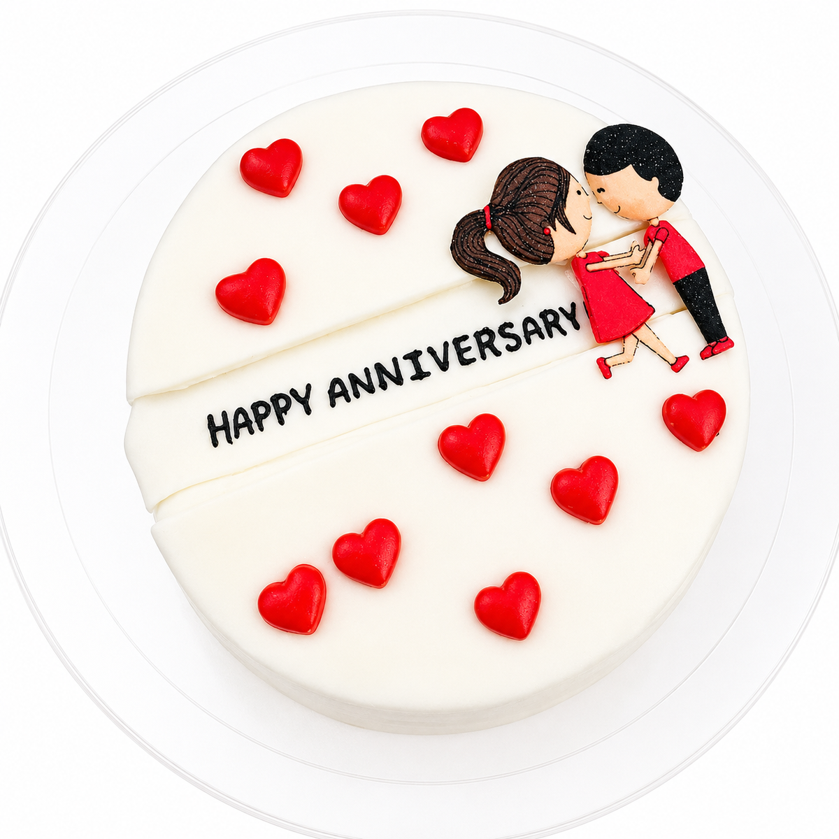 Secret Message Bento Anniversary Cake
