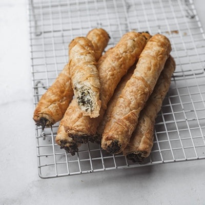 Spinach and Feta Filo Pastry Roll
